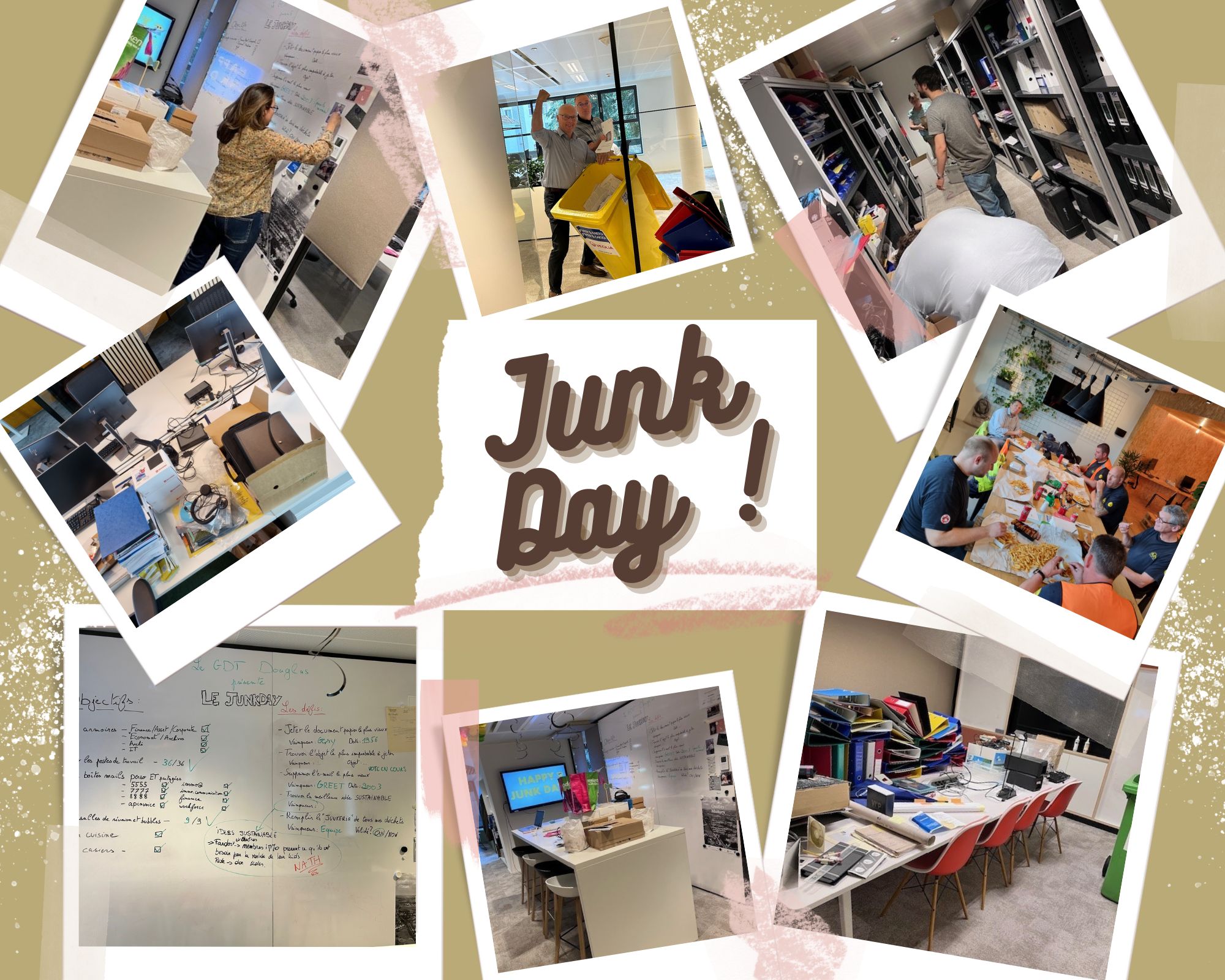 Junk day collage